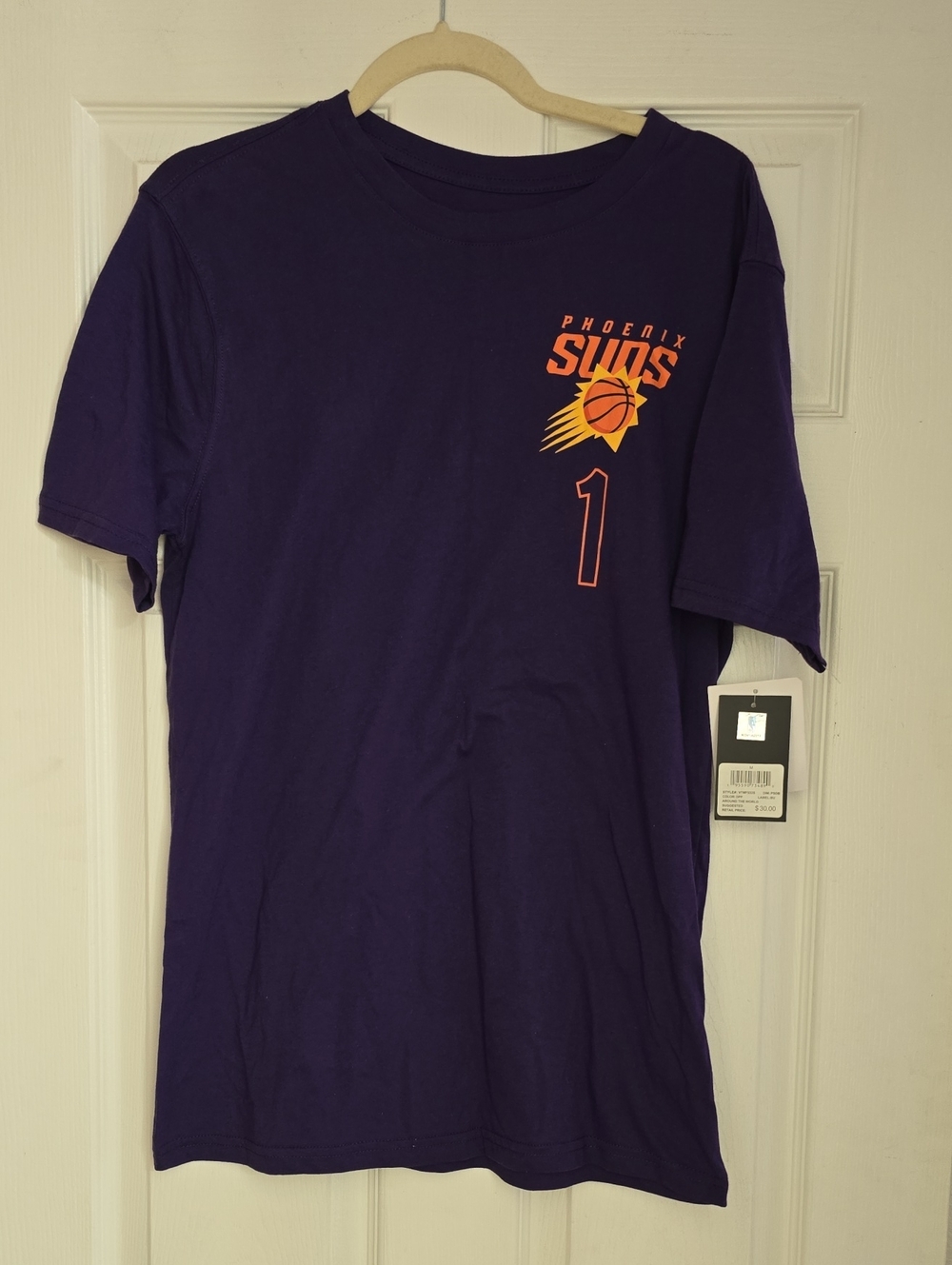 Authentic NBA Devon Booker ~Suns Team Graphic T-Shirt